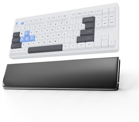 Aluminum 80% Keyboard Wrist Rest Black 14.2 inch