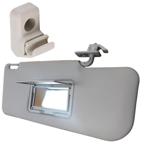 RICAM M00997D PANTINA ALETTA PARASOLE DESTRA (LATO PASSEGGERO) SPECIFICA PER PANDA DAL 2003 AL 2011 CON GANCIO DI FISSAGGIO SUPPORTO. COMPLETA DI SPECCHIO E CON SPORTELLO DI CHIUSURA.
