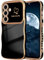 CaseLover Custodia per Samsung Galaxy S24 Plus 5G, Cover con Motivo Cuore d'amore, Forma Riccia Case, Custodia in Morbido Silicone e TPU Antiurto Cover per Samsung S24+ 5G, Nero