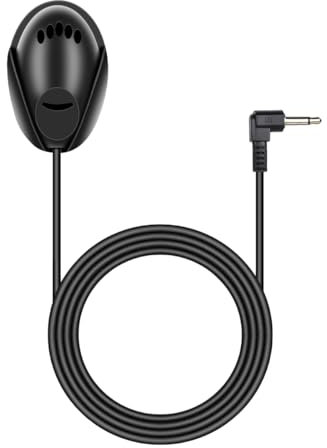 Inefala Microfono per Autoradio, Mini Microfono per Auto, Microfono da 3,5 mm, Microfono Esterno per Auto, Microfono Attaccabile, Mini Microfono Esterno per Autoradio