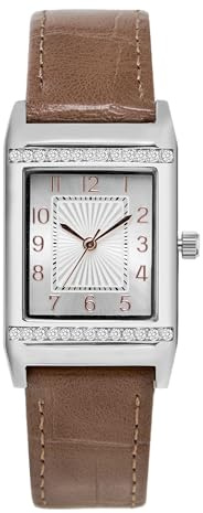 KIMOMT Damenuhren Lederband Luxus Quarzuhren wasserdichte Mode Kreative Armbanduhr für Damen Mädchen Damen