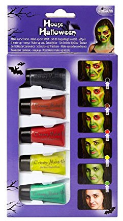 Brauns-Heitmann 7048 - Make-Up Set Hexe, circa 29, 2 gramm, 5 Farben