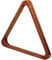 Dreiecksstange 57.2mm Holz/Messing deluxe