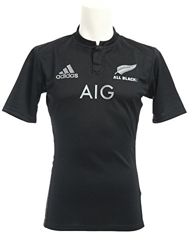 adidas Herren All Blacks Replica Spieler-Heimtrikot-schwarz Trikot, S