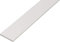 Alberts 479435 Profilé Plat | PVC Blanc | 2000 x 30 x 3 mm
