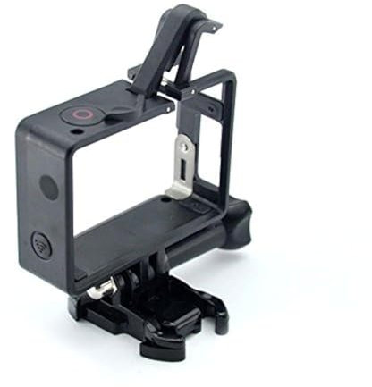 Glorich Support de Cadre Standard pour GoPro Hero 4, Hero 3+, Hero 3 Plus, Hero 3 Standard Monture / 2 en 1 Support de Cadre(Compatible avec la caméra Seule ou la caméra monté avec écran LCD BacPac)