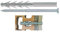 10 pz TASSELLO TASSELLI PROLUNGATI CON VITE 10x100 TESTA TORX T40 FISCHER FRIULSIDER,