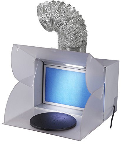 Spray booth Portable Fold Away, Silver, 2.8 x 21 x 55 cm