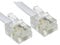 Premium ADSL/Fibre Broadband Cable - Premium Quality/Gold Plated Contact Pins/High Speed/Router or Modem to RJ11 Phone Socket or Microfilter for use with ADSL/FTTC/Fibre (5m, White)