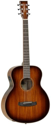 Tanglewood: Mini Folk Koa Electro-Acoustic Guitar - Autumn Burst. Elektro-Akustische Gitarre