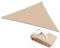 Tenda Vele ombreggianti triangolari Beige 3,6x3,6x3,6m + Corda/Anti UV, impermeabile