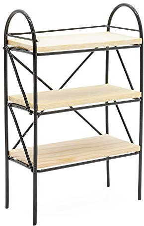 Odoria 1/12 Miniatur Wichtel Regal 3-Schicht Puppenhaus Küche Möbel Zubehör