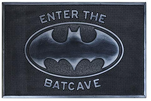 empireposter Batman - Welcome to The Batcave - Fußmatte Fußabtreter, 60 x 40 cm, Gummitürmatte
