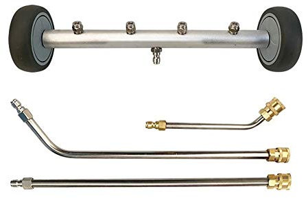 Asudaro Bifonctionnel 16 pouces Nettoyeur sous pression Châssis Voiture Nettoyant Outil de nettoyage haute pression de Voiture Kit D'outil de Lavage de Voiture de Pulvérisation d'eau de Buse de
