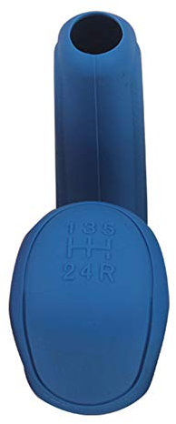 Schaltknauf Abdeckung Universal Auto Schaltknauf Schutz Silikon Handbremse Abdeckung Anti-Rutsch Schaltknauf üBerzug, Blau