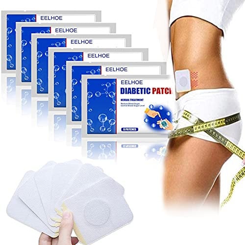 36Pcs Pure Natural Herbal Diabetes Pads, Diabetes Patch, Balance Blood Glucose Sticker, Diabetes Plasters, Reduce Blood Sugar Level