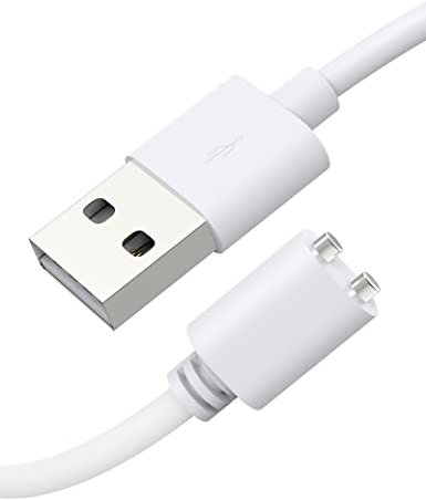 Bicmice Cavo di ricarica di ricambio per cavo di ricarica USB magnetico da 0,8 m (5 mm/0,2 pollici)