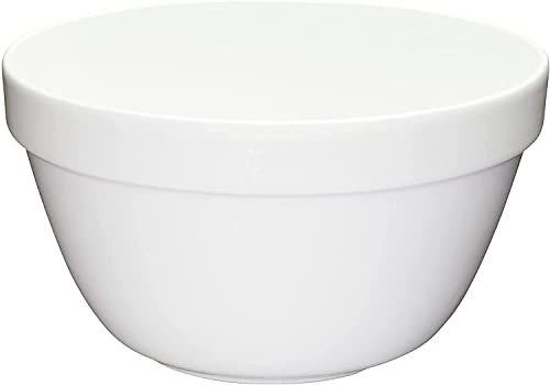 Muldale Traditional 1.5 Litre Pudding Basin for Steaming - Heat Proof Ceramic Pudding Bowl - Premium Summer Bowls- Great for Steaming Hot Puddings or Plum Pud on Summer Evenings
