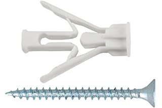 Tasselli in nylon espansione a farfalla 10 x 38 mm, con viti TPS 4 x 50-6 pz.