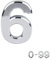 Silver Door Numbers Stick On, 0-99, Letters A, B, C, D, 3'' House Numbers Self Adhesive Stickers, For Doors, Mail Boxes, Hotel Rooms (6)
