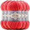Hobby YARN 3x Etikettenlabel mit Alize Velluto Wolle Premium 5x100g als Set | Chenille Dicke Wolle zum Häkeln Uni Farbe Bulky Amigurumi Kuschelwolle Filzwolle (Red | 56)