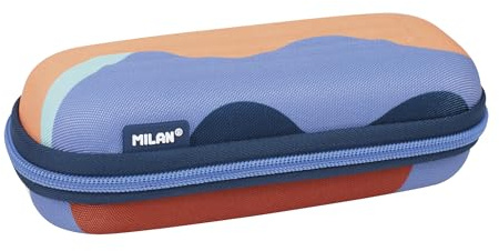 Milan® The Fun Series Semi-Rigid Oval Pencil Case, Multi-Colour