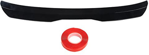 Aramox Après la Modification de la Voiture, le Becquet de Toit et L'aile Arrière Sont Modifiés avec Becquet et des Ailes Universels Noirs Brillants (Noir brillant)