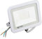 Popp® Pack x2 Foco Proyector LED Exterior Blanco 30W Luz neutra 4000K 95LM/W Impermeable IP65 Resistente al agua, Foco LED para exterior patios, jardines, terrazas, campos (30W, 4000K 2unidad)