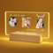 Giftove Geschenke für Oma Personalisierte Led Bilderrahmen mit Foto - Oma Weihnachtsgeschenke von Enkelin & Enkeln - Beste Oma Geschenke zum Weihnachten, Geburtstag