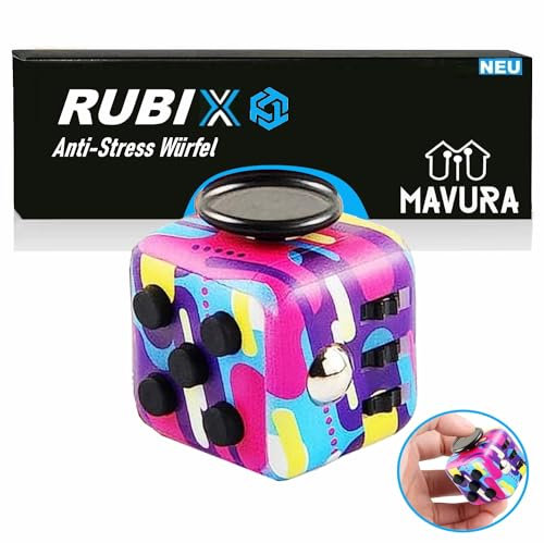 Rubix Cube Fidget - Cubo antiestrés, juguete para aliviar el estrés, para adultos