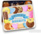 Large Personalised Biscuit Tin gift for mum dad nana grandad friend with cute biscuit characters custard cream, bakewell, iced ring, gingernut