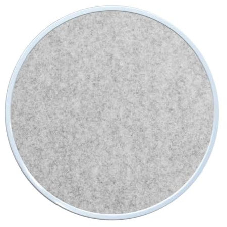 Eco Filzauflage geeignet für Kartell Componibili Container Nachttisch rund Unterlage (Fog, 30,3cm)