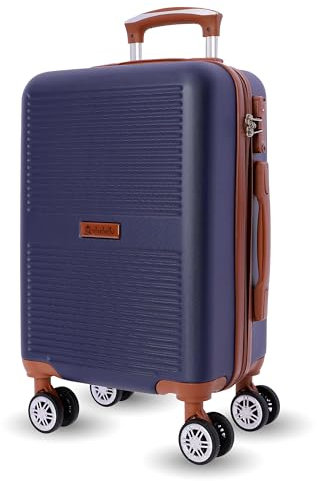 EL CABALLO - Maletas de Viaje Cabina - Maleta Cabina - Maletas de Viaje - Maleta de Cabina Resistente 52x35x20 Ryannair- Trolley Equipaje para Avion Resistente con 4 Ruedas de 360º y candado TSA