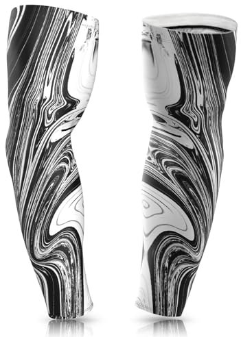 janhensy Gaming Arm Sleeve Esport Volleyball: Armschoner Armlinge Ärmel Armstulpen Armsleeve Radsport Tattoo Weiß Schwarz Sommer Herren Damen Klein