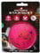 Dog Comets Ball Stardust Ø7,5 cm - Hundespielzeug Ball - Hundeball Naturkautschuk - Ball Hund - Rosa - 1 stück