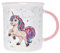 KIUB Mug avec des animaux - motif licorne qui danse - matière porcelaine fine - contenance 320ML