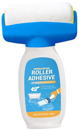 Non-Skid Bathtub Paint, Bathroom Anti-Slip Paint, Clear and Transparent Finish Slip-Resistant Coating for Bathroom, Shower, Glass, Tiles, Marble Floors, 300g Capacity