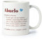 Mopec G4.1 Taza cerámica Abuelo definición, Multicolor, 8x8x9,5cm