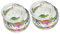 WOFASHPURET de Cristal para Decoración de Uñas con Tapa 2 Piezas Herramienta de Manicura para Profesional y Doméstico de Limpiar para Uñas Postizas
