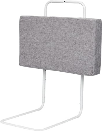 Peviasot Bettgitter 50 cm, Bettschutzgitter Rausfallschutz, 5-Fach höhenverstellbar 40-60 cm, weicher Seitenschutz für Kinderbett und Beistellbett, mit Ersatzbezug, Leinenbeige, für Matratzen 5-30 cm