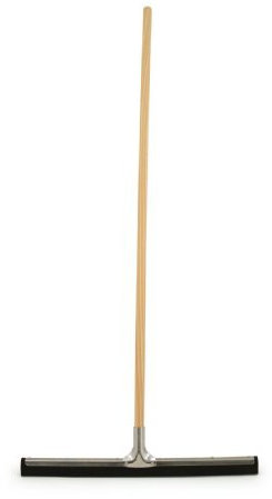 56cm 22 Metal Floor Squeegee Rubber Foam Blade with Wooden Handle Wet Floor Cleaner