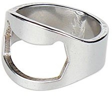 Electronic4sale Bague décapsuleur en acier inoxydable Bière Coke Décapsuleur