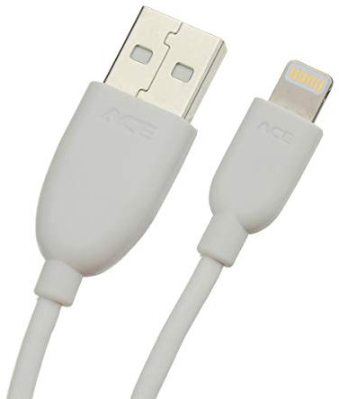 doupi USB Lade Kable ACE Datenkabel MFI Zertifiziert Kompatibel mit iPhone iPad iPod 1M weiß