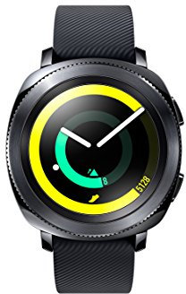 Samsung Gear Sport Smartwatch, GPS, Impermeabile 5ATM, Lettore MP3 Integrato, Nero, [Versione Italiana]