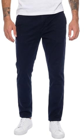 Rock Creek Chino Hose Herren Slim Fit Stoffhose Businesshose RC-390 | Elegante Chinohose für Herren mit schmalem Schnitt, klassische Stoffhose und Freizeithose für Büro, Alltag und Freizeit