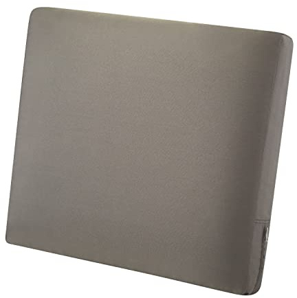 CLASSIC ACCESSORIES Ravenna Wasserabweisendes Terrassen-Rückenkissen, 58,4 x 50,8 x 10,2 cm, Dunkles Taupe, Outdoor-Kissen