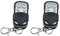 2 Telecomandi Universali Cancello Automatico Frequenza 433,92 Mhz A Codice Fisso (8,5 x 6 x 1cm)