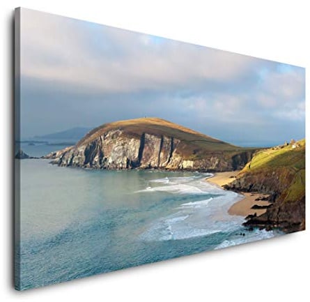 Irland Insel 120x 60cm Panorama Leinwand Bild XXL Format Wandbilder Wohnzimmer Wohnung Deko Kunstdrucke