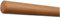 TIBU Lärche Holz Handlauf lackiert Ø 42 mm mit bearbeiteten Enden ohne Halter Länge: 3000 mm / 300 cm / 3,0 m Enden:Radius gefräst