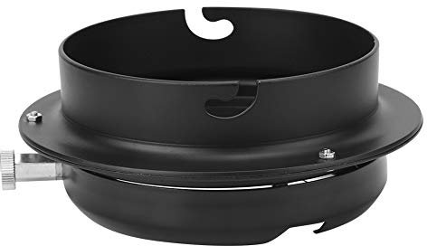 Qiilu Photography Light Adapter Ring, Alloy Adapter Ring Convertor for Elinchrom Mount to for Bowens Mount Flash Light Softbox